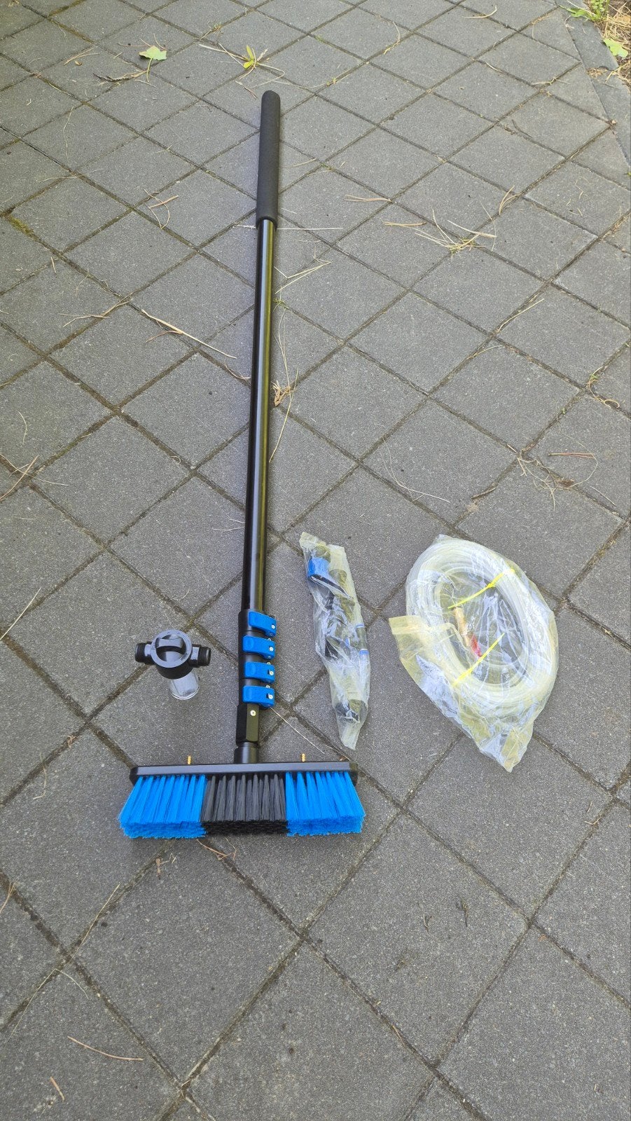Telescopische wasborstel voor ramen en zonnepanelen, Ophalen of Verzenden, Nieuw