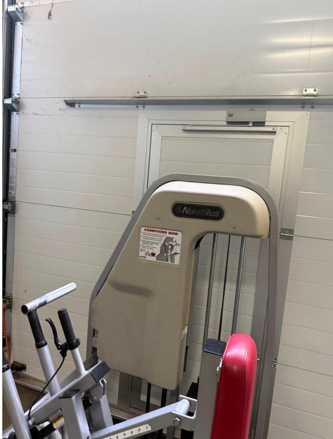 Nautilus 2st Compound row / seated row / rudergerät / rower, Ophalen, Benen, Gebruikt, -