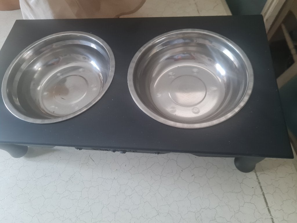 Nieuwe eetbakken voor hond of kat Clayre & Eef, Dieren en Toebehoren, Heikant 21 Kaatsheuvel, Belle Vieille Brocante, Nieuw, Ophalen of Verzenden