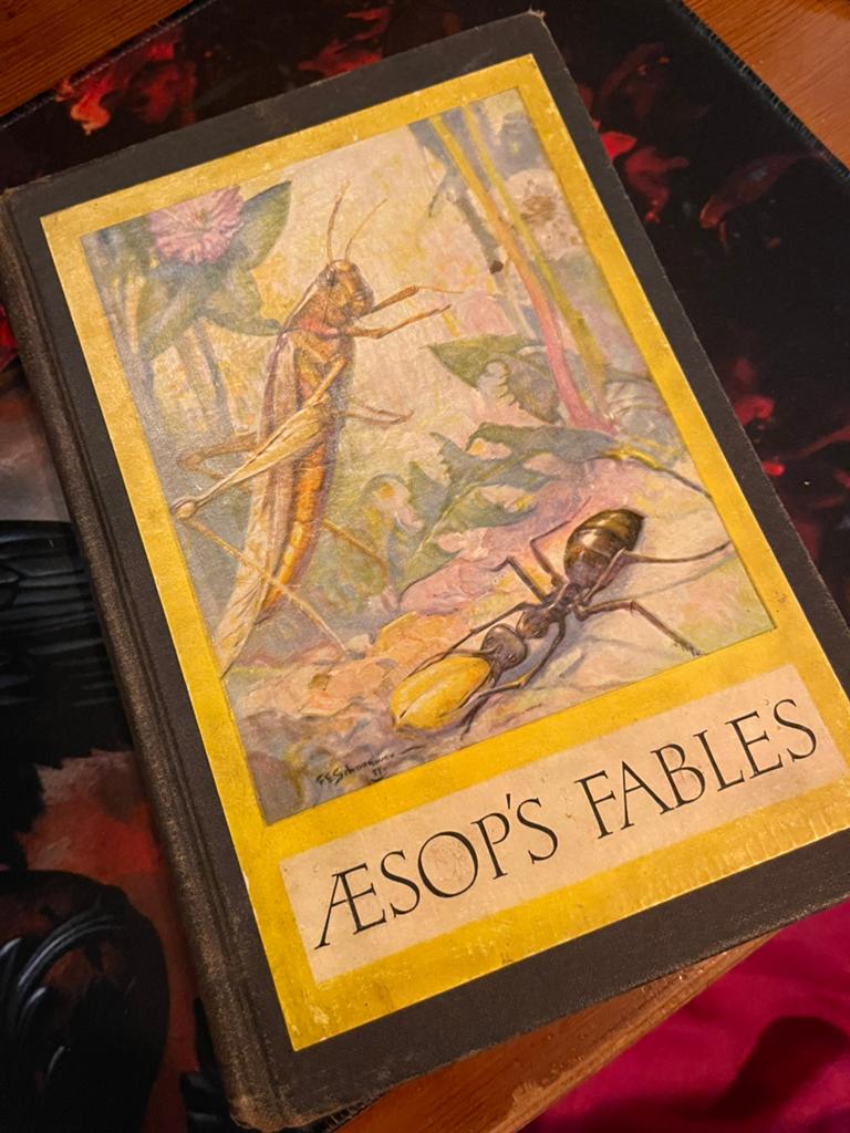 Aesop’s fables antiek boek uit 1927, Verzenden