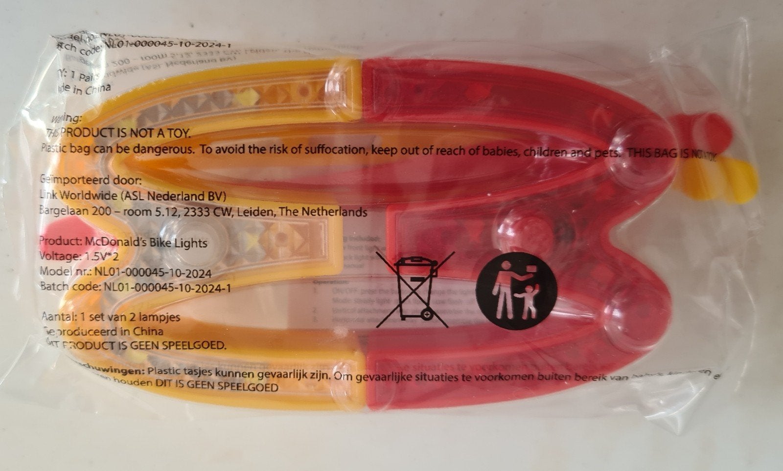 Fietslampje - Limited Edition
McDonald's Fietsla, Fietsen en Brommers, Fietsaccessoires | Fietsverlichting, Ophalen of Verzenden