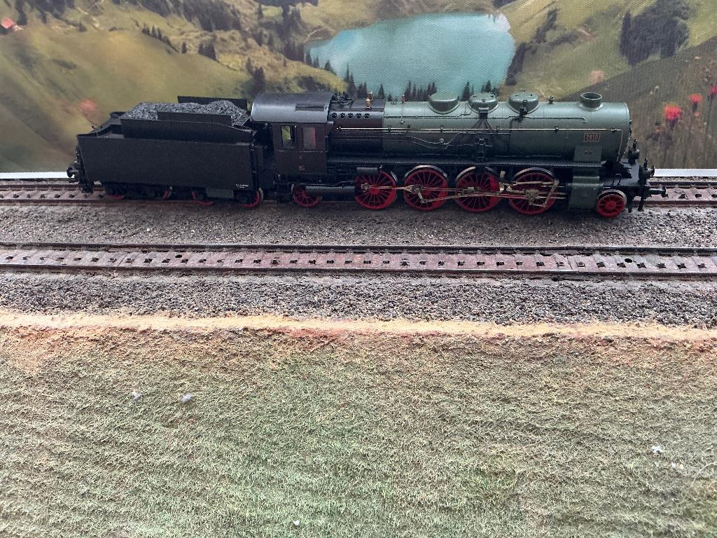 Fleischmann  Pruisische Stoomlocomotief P10, Fleischmann, Ophalen of Verzenden, Zo goed als nieuw, Gelijkstroom