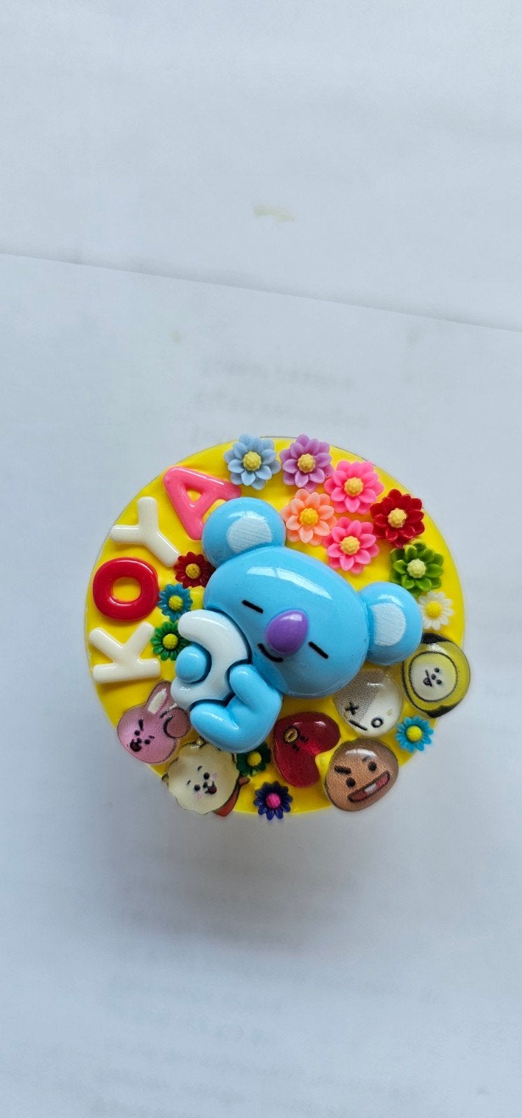 BT21 Koya Popsocket - Telefoonhouder en standaard, Ophalen of Verzenden, Nieuw, Telefoonhanger of Accessoire, Universeel