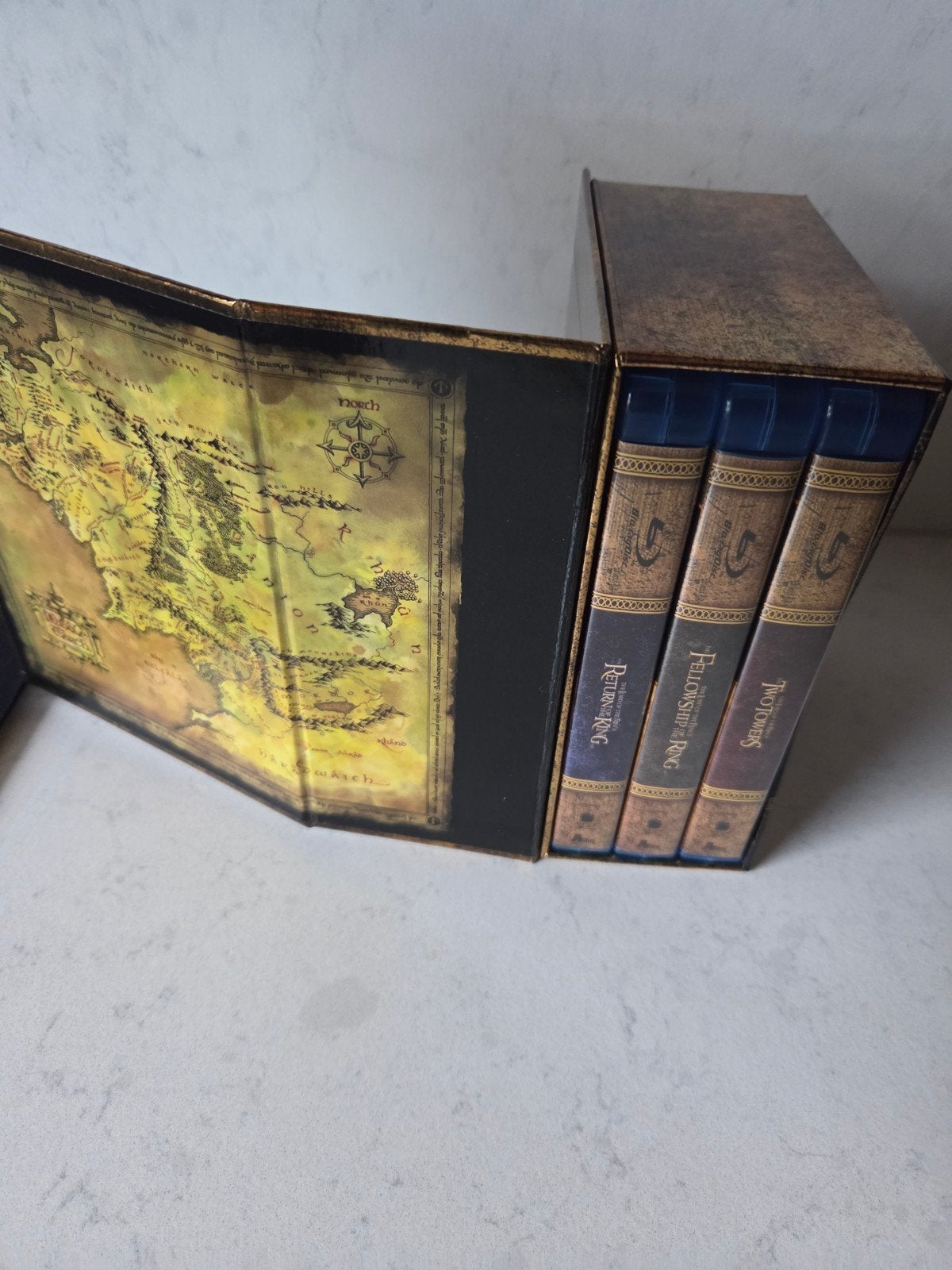 Blu-ray boxset - Lord of the Rings - Extended editie, Cd's en Dvd's, Blu-ray, Ophalen of Verzenden, Zo goed als nieuw, Actie, Boxset