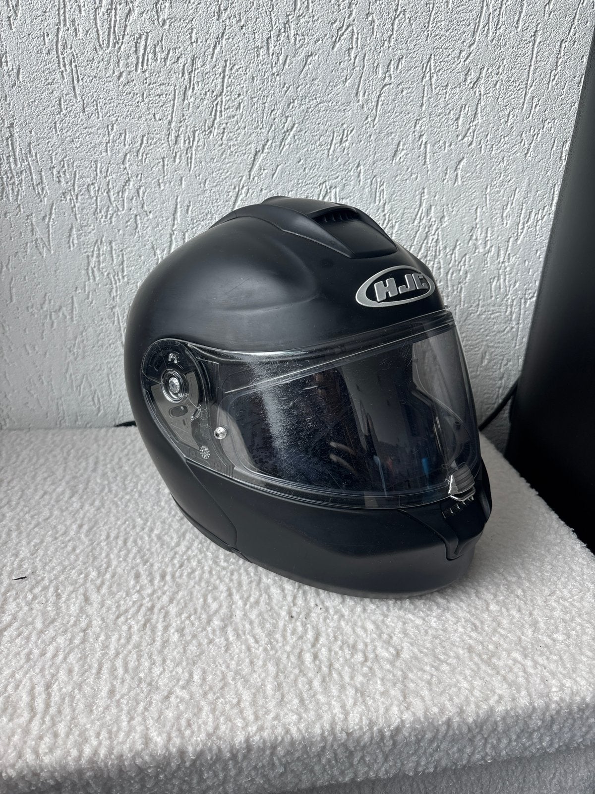 HJC HELM - MAT ZWART - XS, Motoren, Kleding | Motorhelmen, Heren, Integraalhelm, XS, HJC, Nieuw zonder kaartje, Ophalen of Verzenden