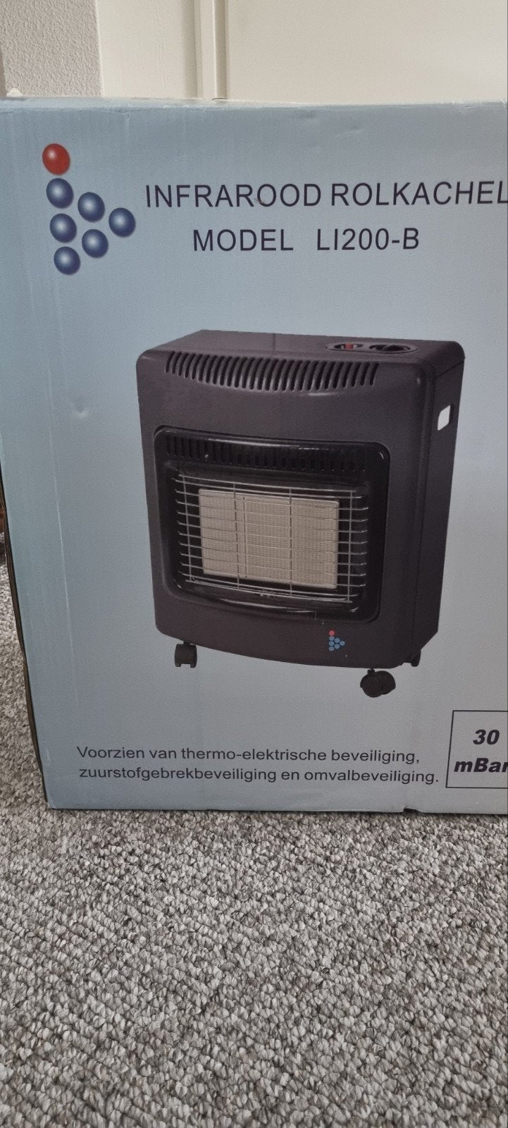 Infrarood Rolkachel Model LI200-B, Ophalen, Nieuw, Elektrisch, Overige soorten