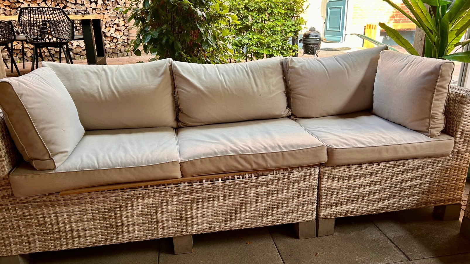 Kussens loungeset ( zonder loungegedeelte), Tuin en Terras, Tuinsets en Loungesets, Ophalen, Overige materialen, 6 zitplaatsen