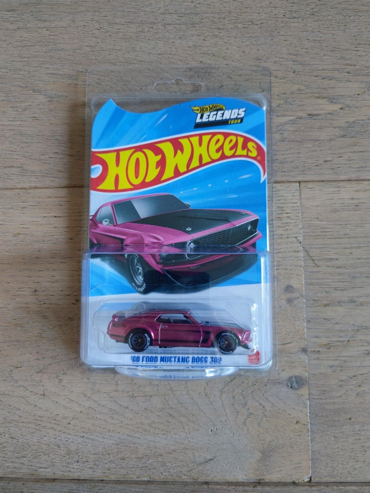 Hot Wheels Legends Tour '69 Ford Mustang Boss 302, Overige merken, 1:50 of kleiner, Auto, Nieuw