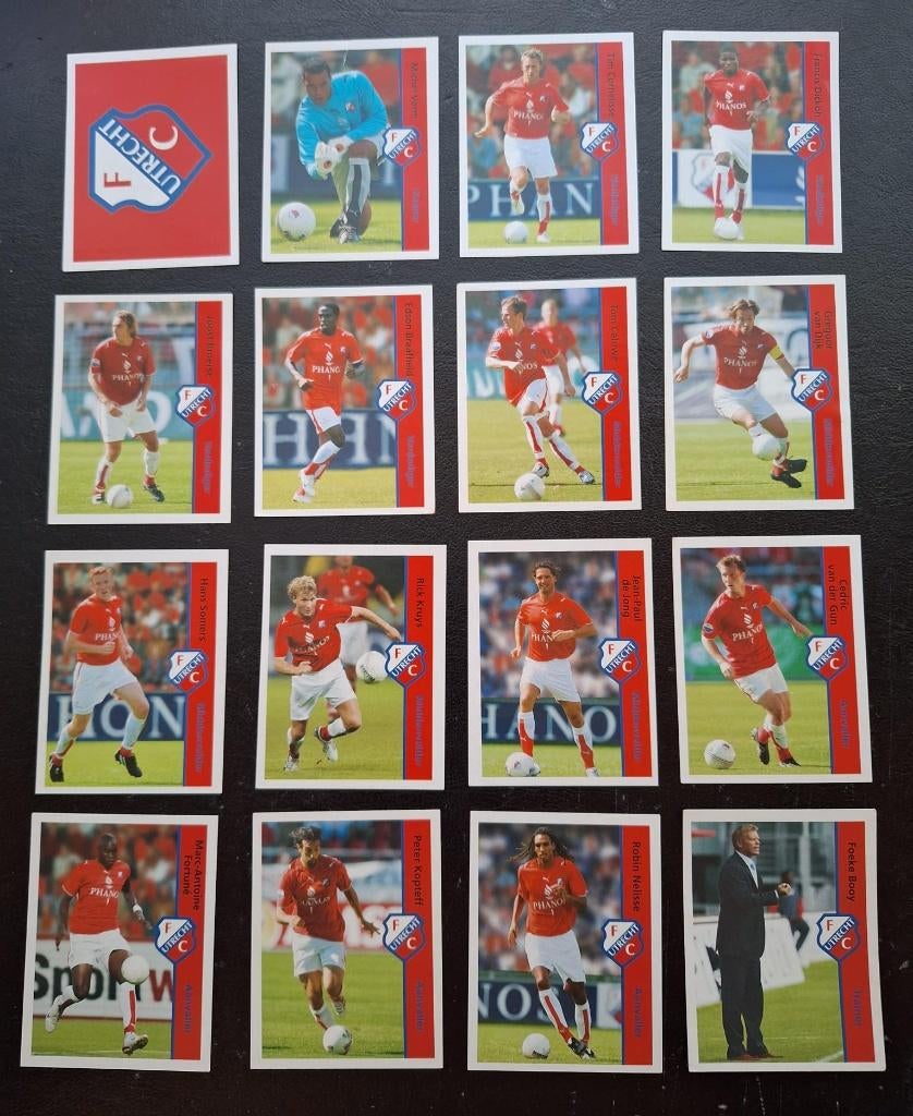 Complete set stickers FC Utrecht 2006-07, Verzamelen, Sportartikelen en Voetbal, Ophalen of Verzenden, Zo goed als nieuw, F.C. Utrecht