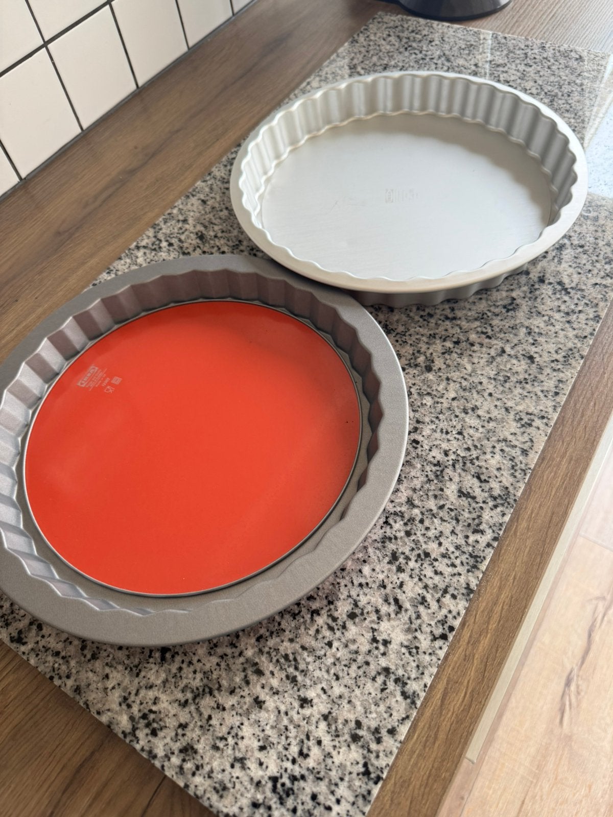 Twee vlaai  vormen. Nieuw!, Ophalen, Nieuw, Bakvorm