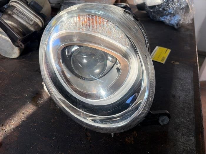 Koplamp rechts van een Fiat 500, Gebruikt, -, -, Fiat
