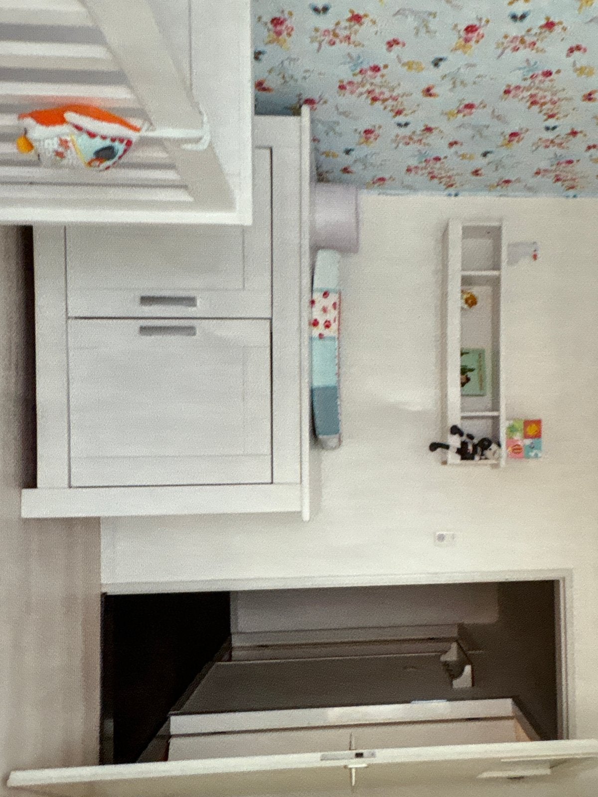 Commode en kast voor babykamer - Wit, Ophalen, Gebruikt, 50 tot 70 cm, 105 cm of meer