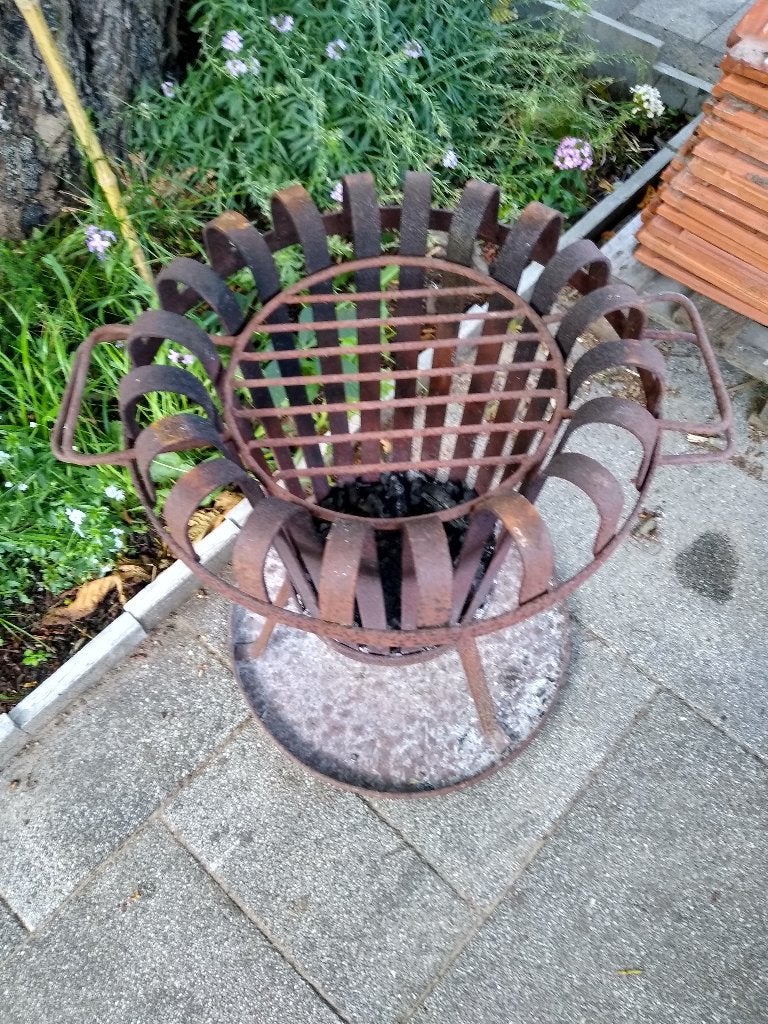 Vuurkorf + brandhout, Ophalen, Gebruikt, Vuurkorf