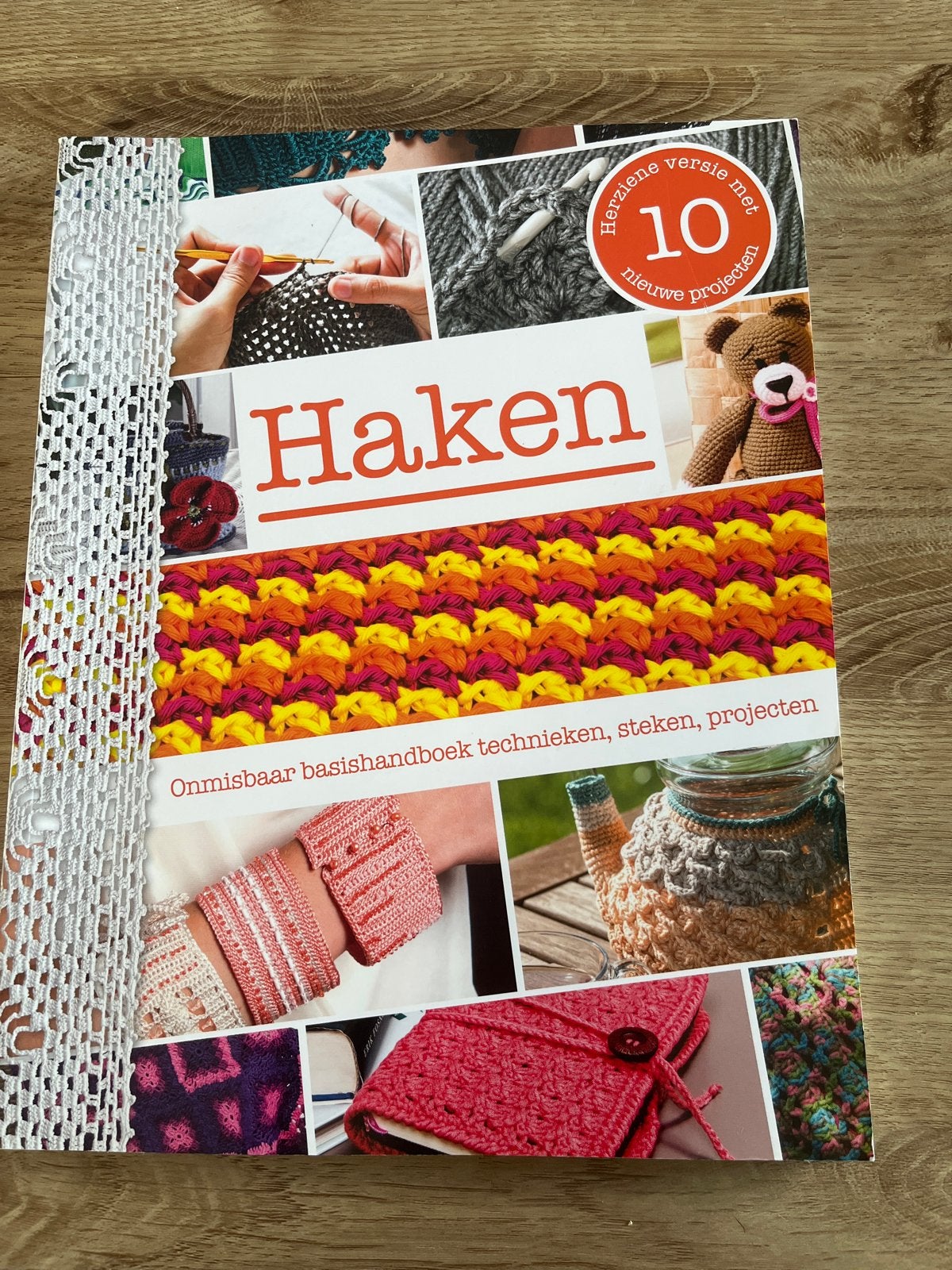 Haakboek: Onmisbaar basishandboek technieken, steken, projec, Ophalen of Verzenden, Nieuw, Haken, Patroon of Boek