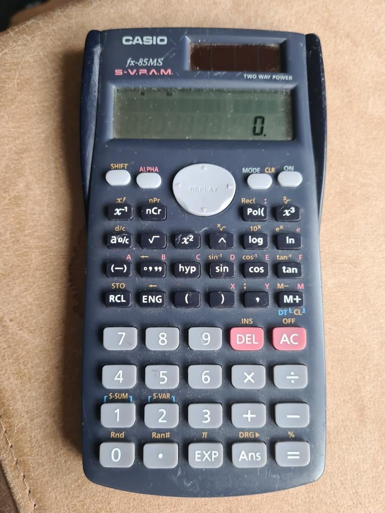 Casio Fx-85MS S-V.P.A.M, Ophalen