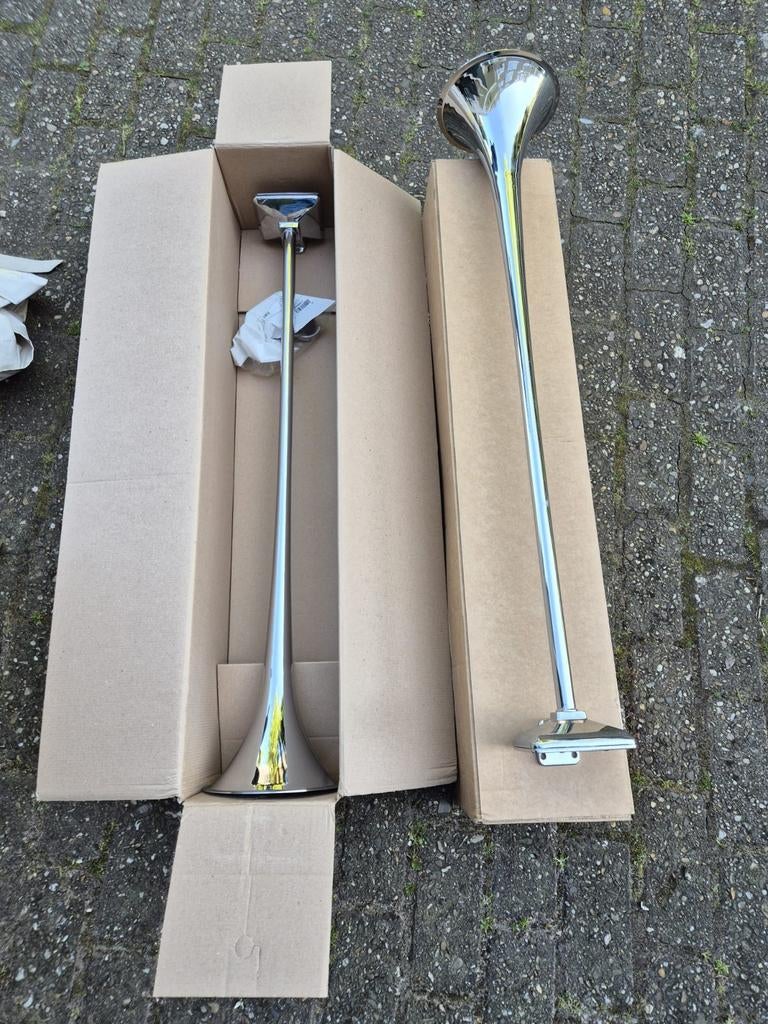 2x Nieuwe Hadley Vrachtwagen Hoorns - Chroom, Ophalen of Verzenden, Nieuw