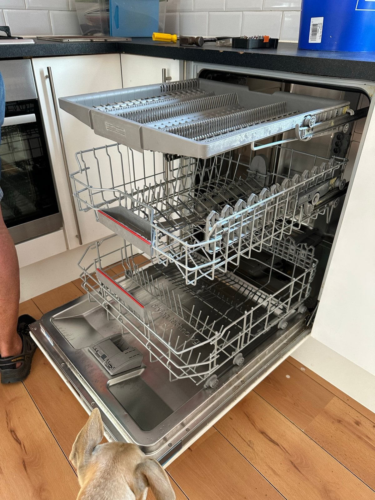 Bosch SBV6YCX00E/58 Inbouw Vaatwasser met Zeolith Droogtechn, Ophalen, Gebruikt, 60 cm of meer, Energieklasse A of zuiniger