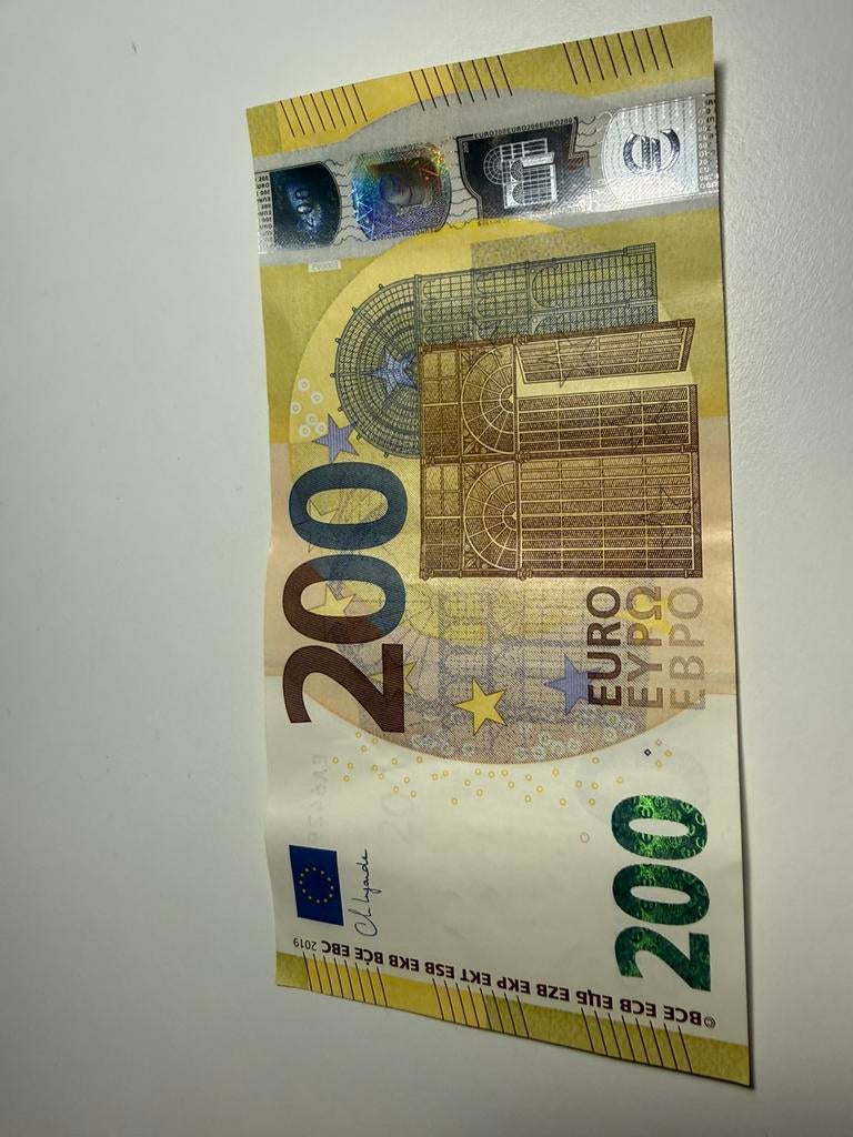 200 euro biljet, Postzegels en Munten, Bankbiljetten | Europa | Eurobiljetten, Ophalen of Verzenden, Overige landen, 200 euro