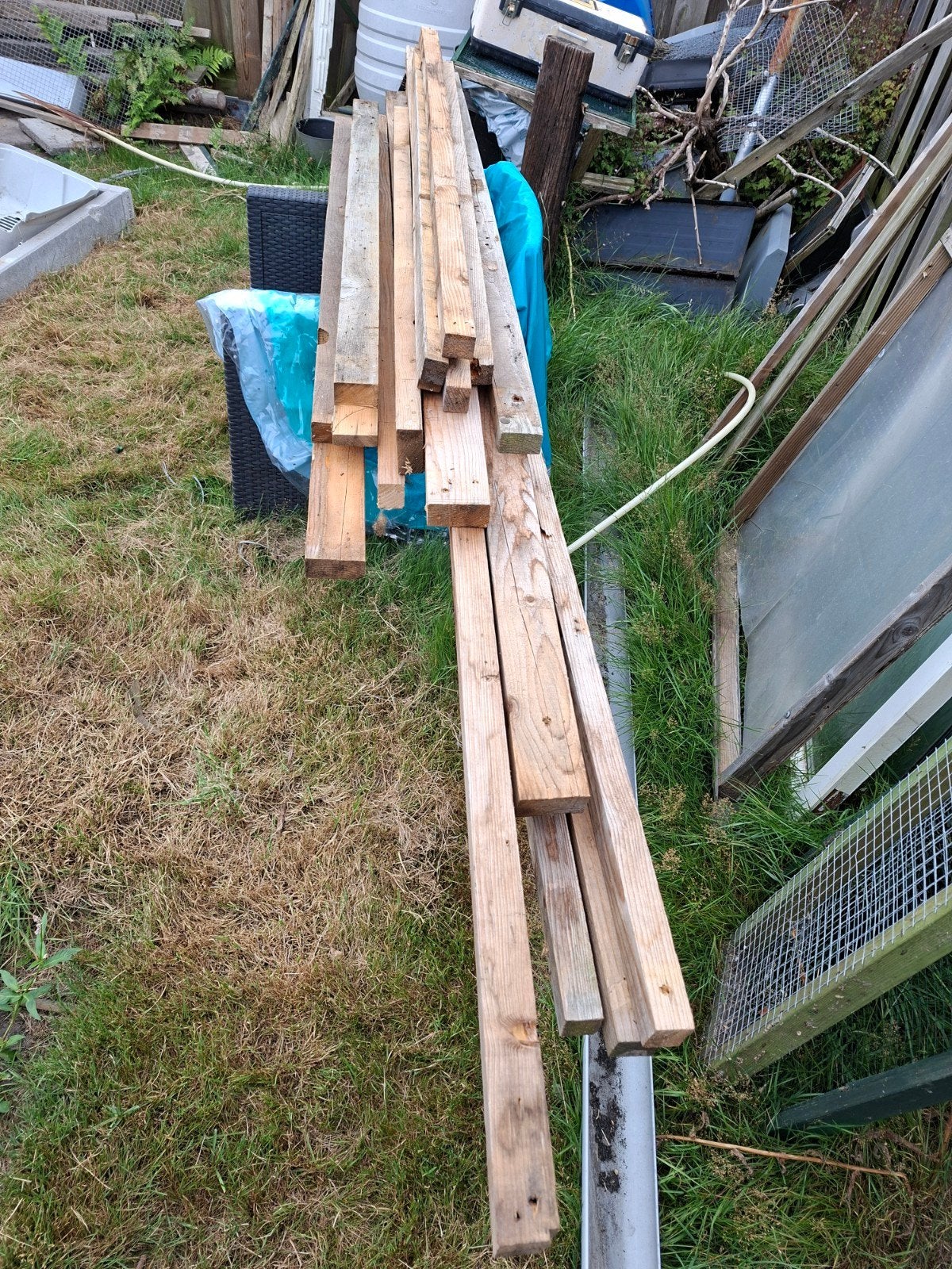 gebruikt vurenhout verschilende maten, Ophalen, Gebruikt, 180 tot 250 cm, Balken