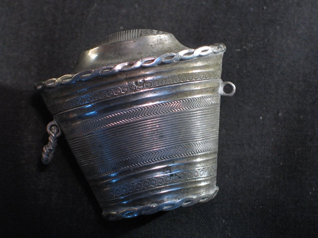 Lodereindoosje antiek zilver Leeuwarden Cabboes 1835. 2170, Ophalen of Verzenden, Zilver
