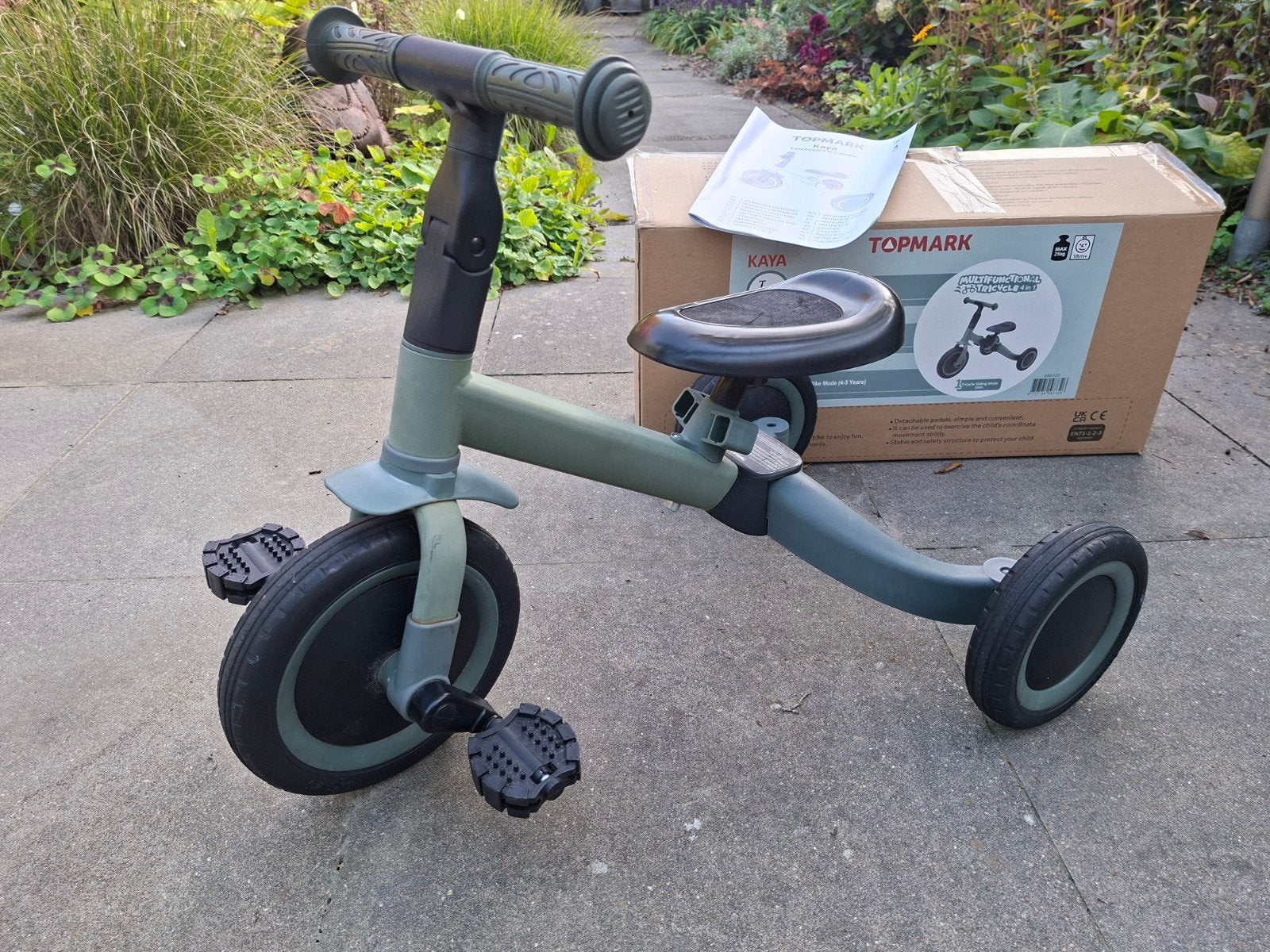 Topmark Kaya 4-in-1 loopfiets/driewieler