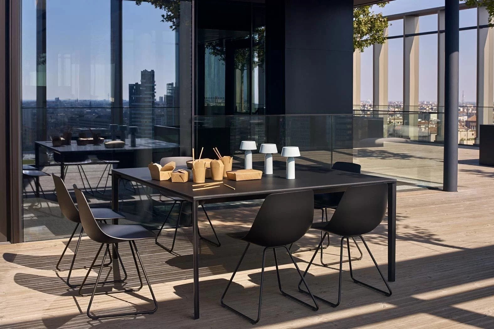 6 Lapalma Miunn design stoelen / zwart, Ophalen, Kunststof, Zwart, Design