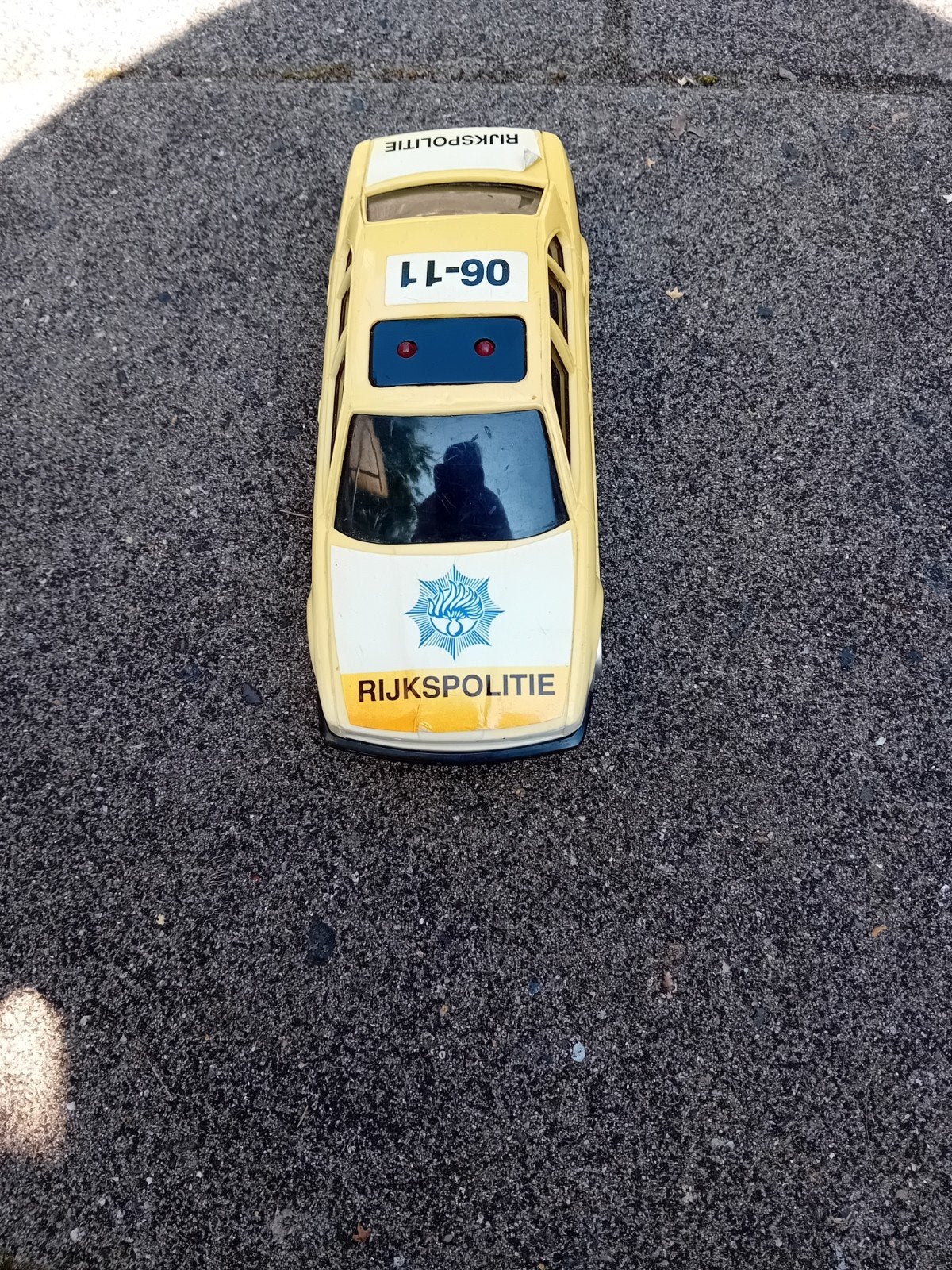 Vintage Rijkspolitie Speelgoedauto - BMW 5 Serie, Ophalen of Verzenden, Gebruikt