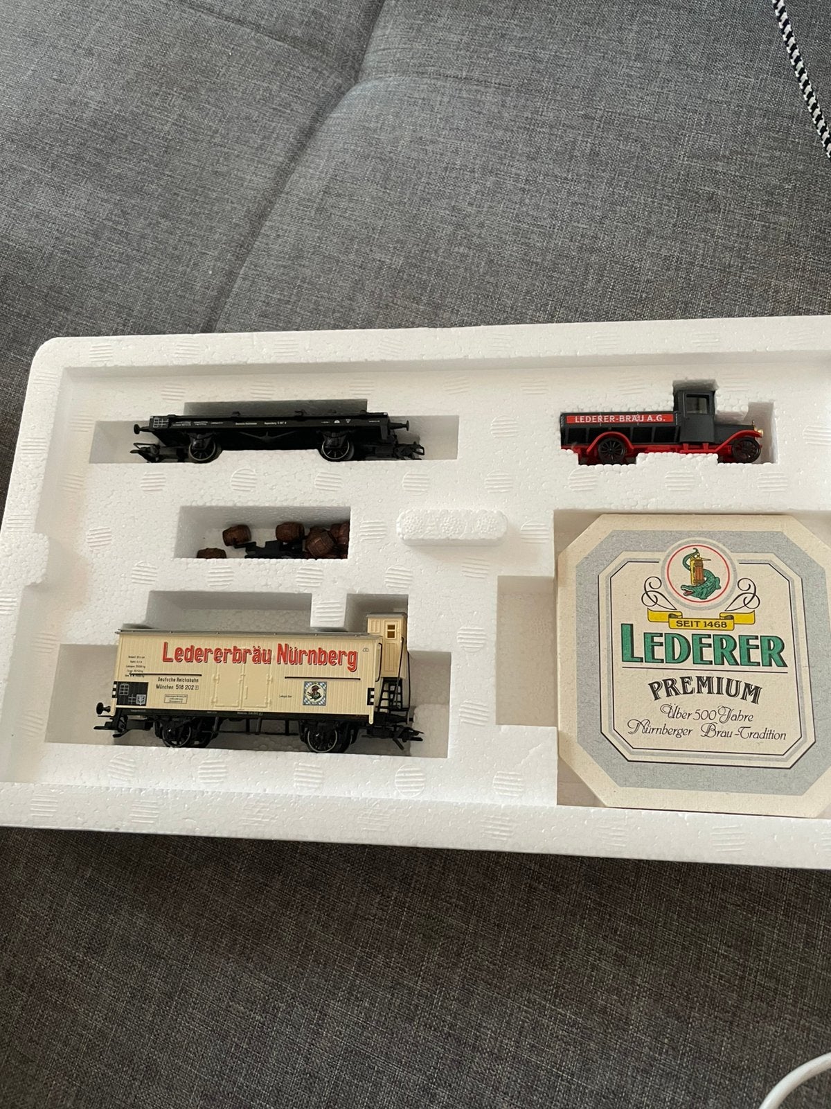 Marklin 48792 bierwagonset, Hobby en Vrije tijd, Modeltreinen | H0, Wisselstroom, Wagon, Ophalen of Verzenden, Zo goed als nieuw