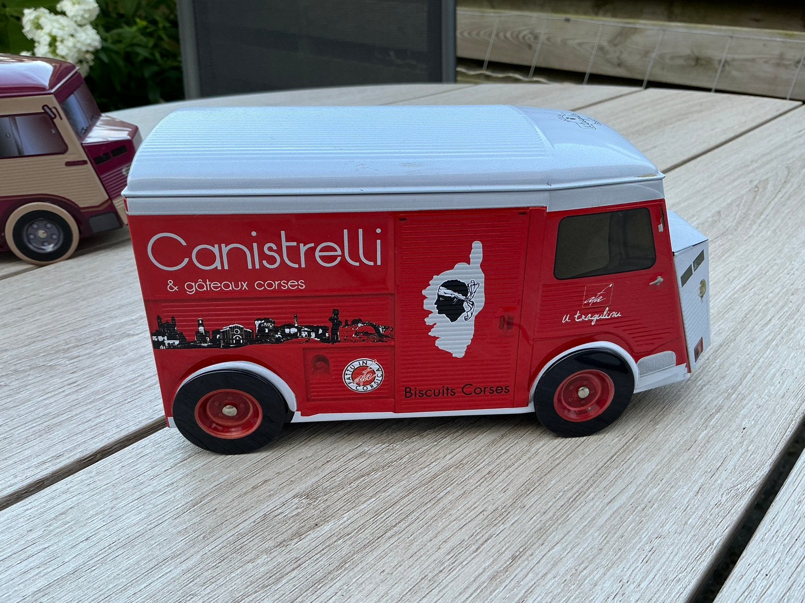 Citroen HY koekblik Canistrelli, Ophalen of Verzenden, Zo goed als nieuw, Koek(jes), Overige merken