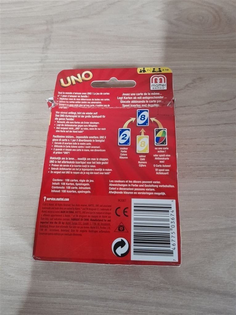 uno kaartspel - s3965, Verzenden, Zo goed als nieuw