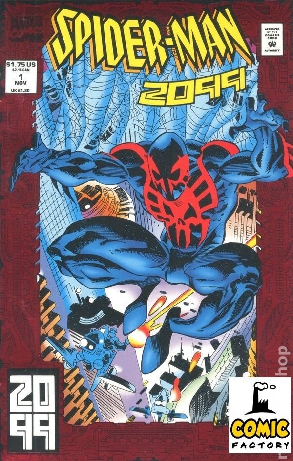 Spider-Man 2099 (1992 1st Series) # 1- Foil Cover, Eén comic, Ophalen of Verzenden, Nieuw, Amerika