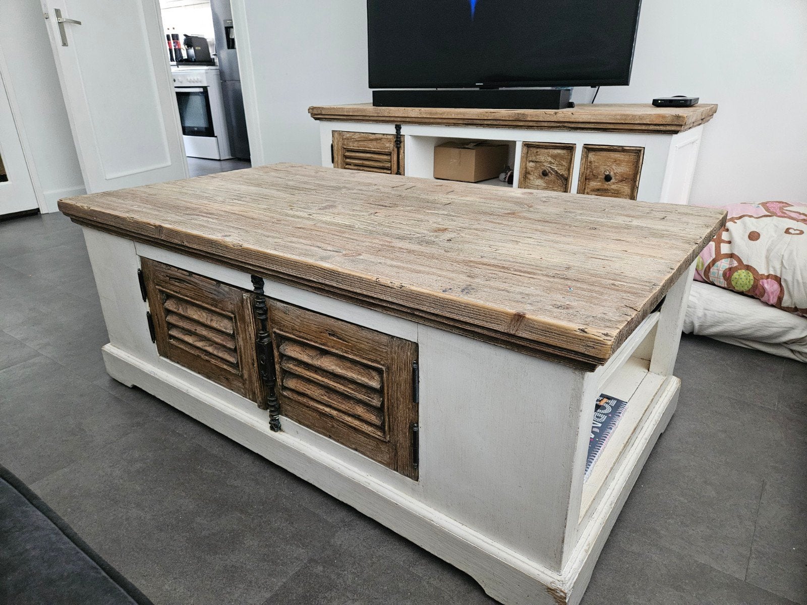 Amanda  tafel, Gebruikt, 200 cm of meer, Minder dan 50 cm, Rechthoekig