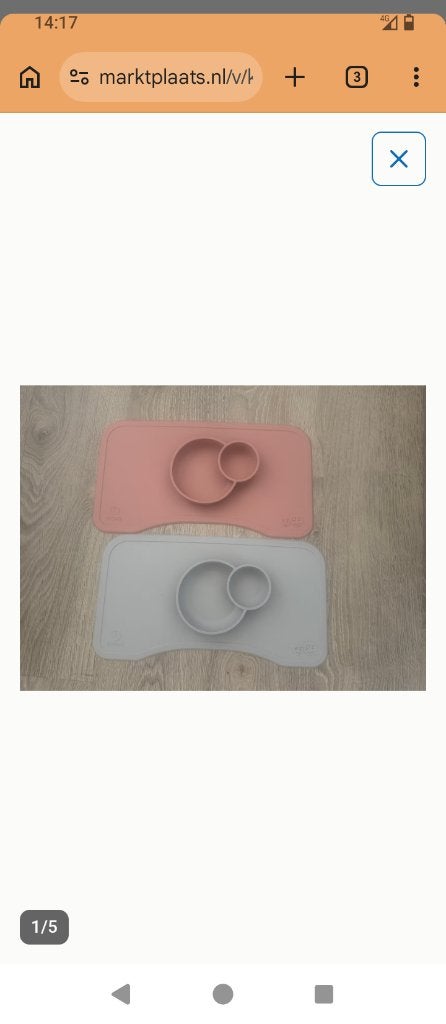 Ezpz  bij stokke placemats, Ophalen of Verzenden, Gebruikt, Overige typen