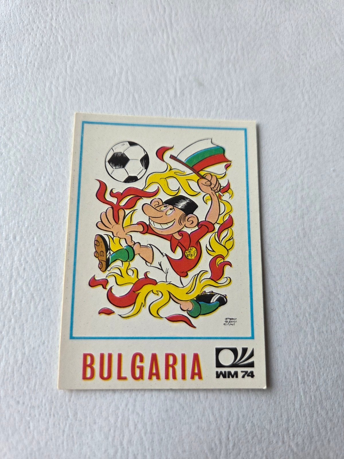Panini WK 74, Ophalen of Verzenden, Zo goed als nieuw, Sticker