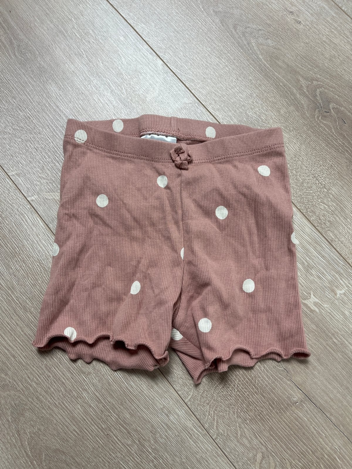 H&M Roze Ribbroekje met Witte Stippen - Maat 98, Kinderen en Baby's, Kinderkleding | Maat 98, Ophalen of Verzenden, Zo goed als nieuw