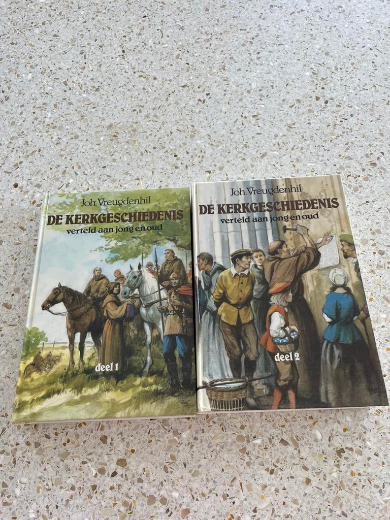 Kerkgeschiedenis deel 1 en 2 Joh. Vreugdenhil, Boeken, Ophalen of Verzenden, Zo goed als nieuw