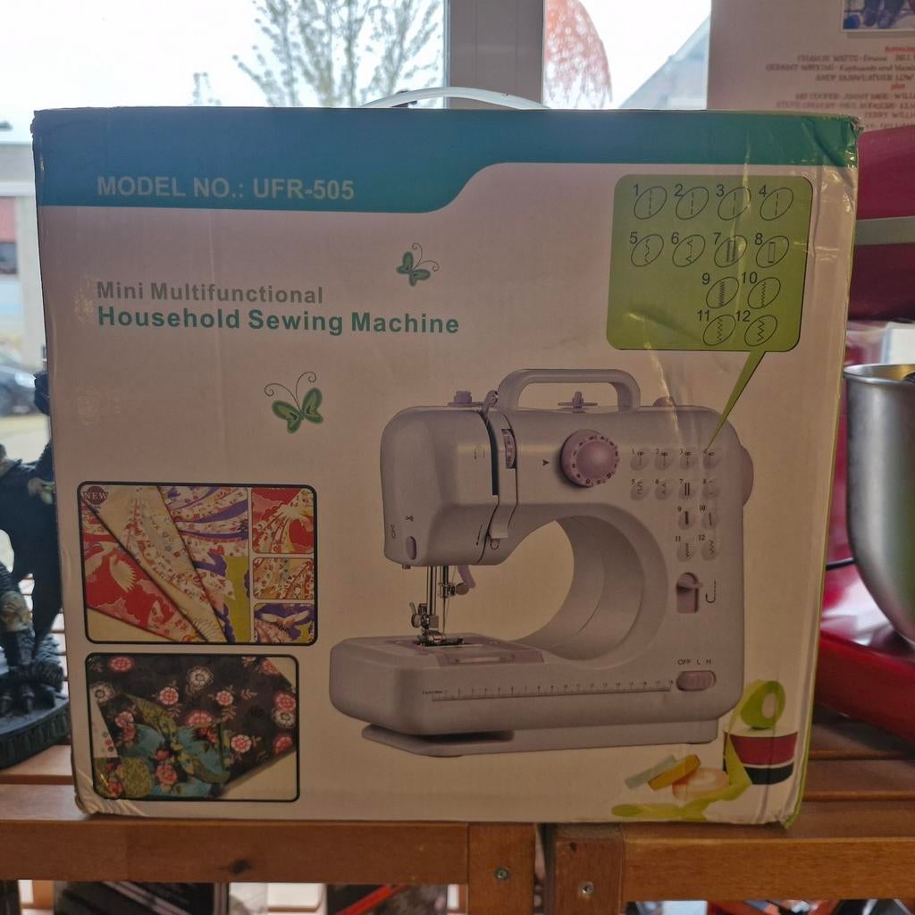 Mini Multifunctionele Huishoudelijke Naaimachine UFR-505, Hobby en Vrije tijd, Naaimachines en Toebehoren, Ophalen of Verzenden