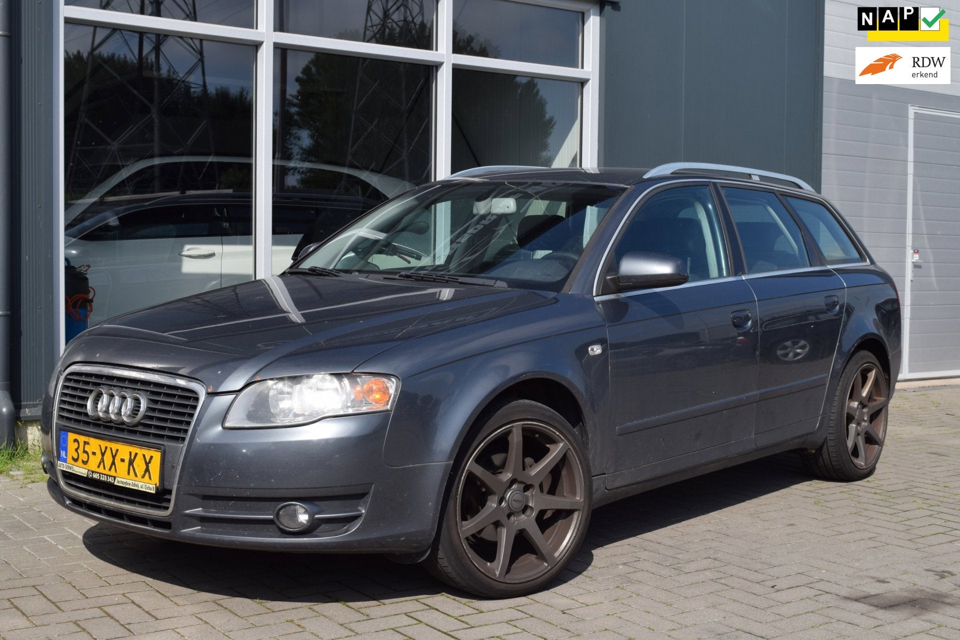 Audi A4 Avant 2.0 Advance | Clima | Leder | Zo mee !, Auto's, Voorwielaandrijving, 730 kg, Gebruikt, Zwart