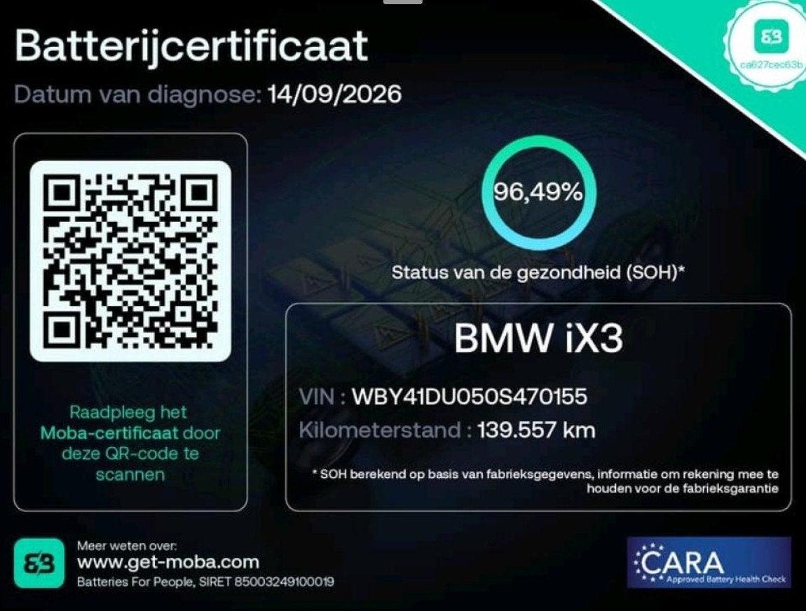 BMW IX3 High Executive 80 kWh 96% SOH SHADOW LCI FACELIFT M, Automaat, Dealer onderhouden, Achterwielaandrijving, Gebruikt