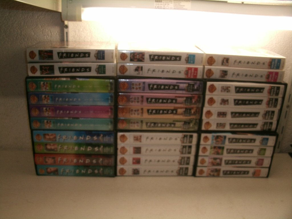 vhs 158b friends seizoen 1-8  30 banden, Alle leeftijden, Ophalen of Verzenden, Zo goed als nieuw, Komedie
