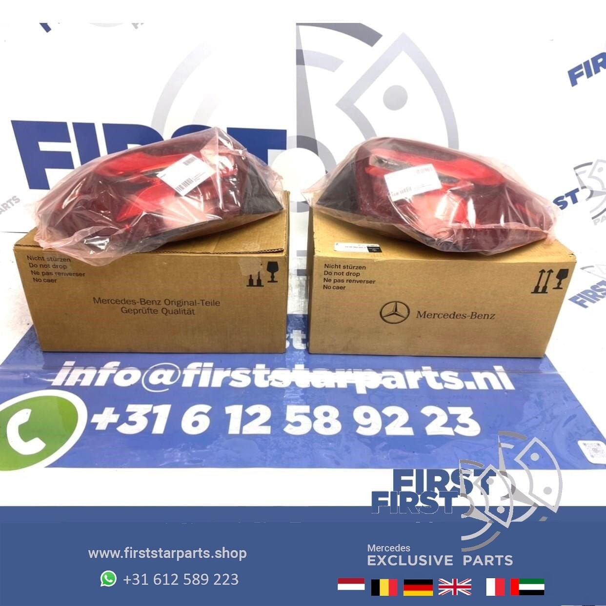 W176 FACELIFT LED ACHTERLICHTEN SET ORIGINEEL FULL LED 2018, Gebruikt, -, Ophalen of Verzenden, -