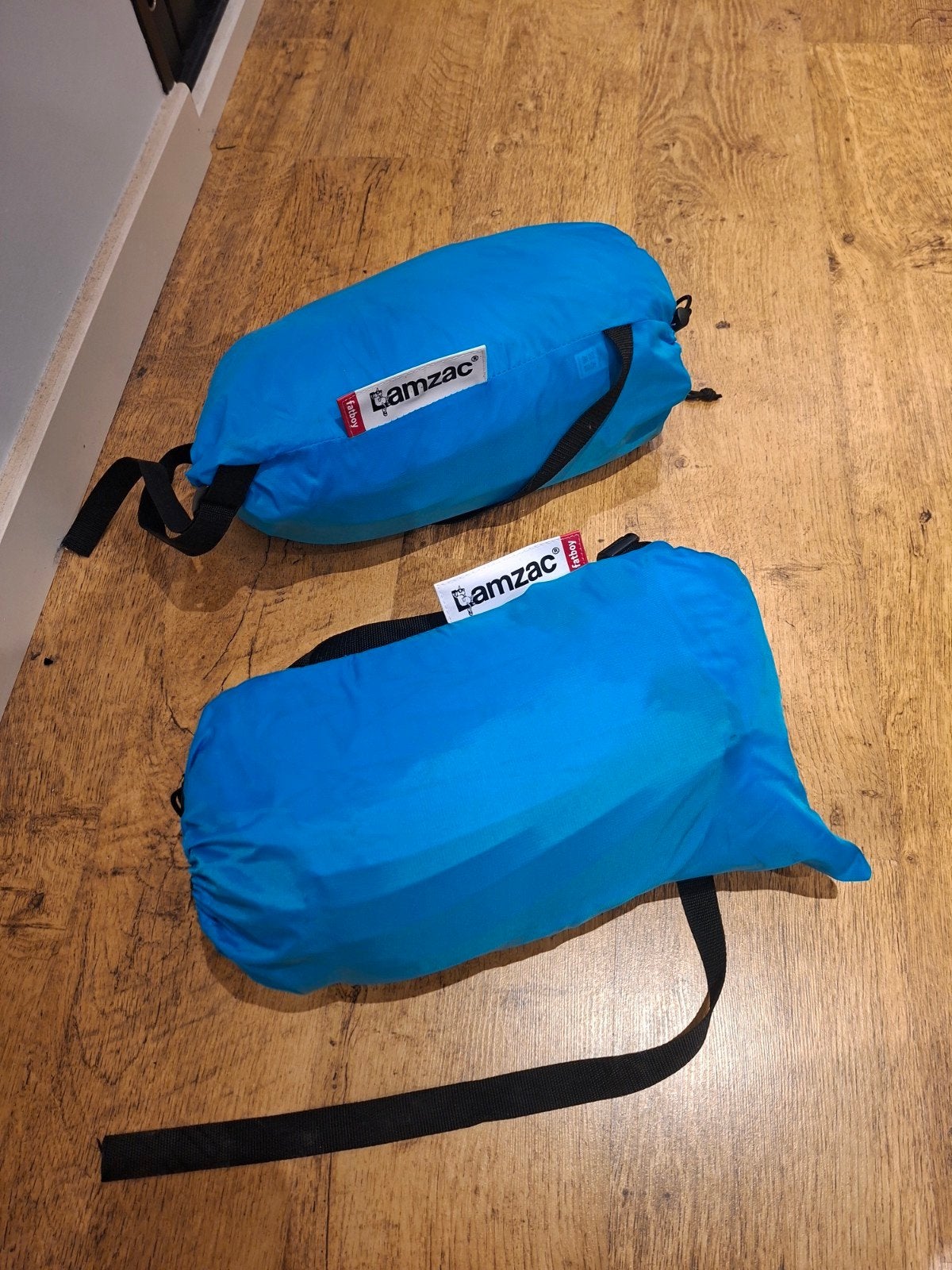 Fatboy Lamzac L zitzakken - set van 2, Ophalen of Verzenden, Zo goed als nieuw, Blauw, Zitzak