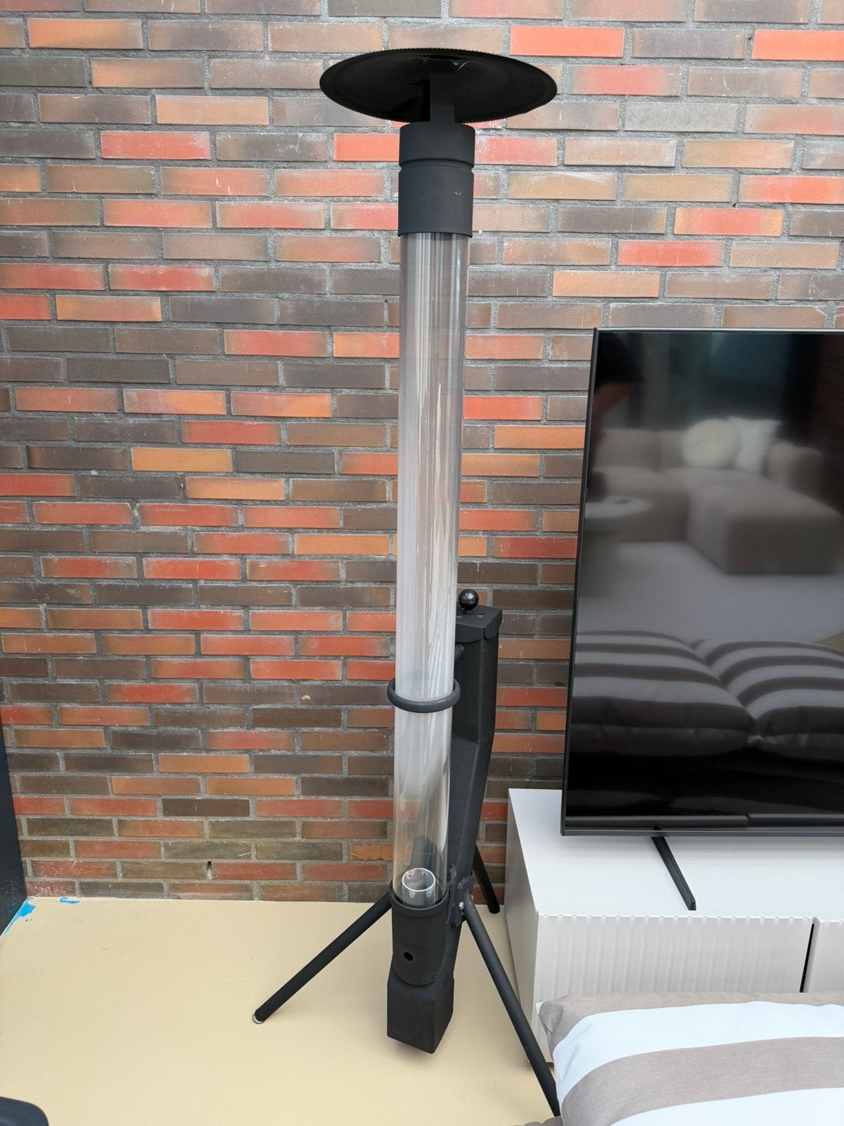 Pellet terrasverwarmer, Tuin en Terras, Terrasverwarmers, Ophalen, Zo goed als nieuw