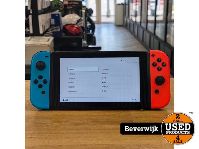 Nintendo Switch Spelcomputer | Blauw/Rood - Netjes, Nintendo, Zo goed als nieuw, Support@nintendo.com, 11-1 Hokotate-cho, Kamitoba, Minami-ku
Kyoto 601-8501
Japan