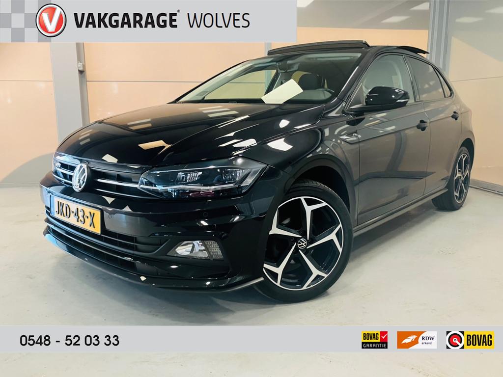 Volkswagen POLO 1.0 TSI | 2x R-LINE | CAMERA | LED | SCHUIFD, Gebruikt, Euro 6, Zwart, Automatische klimaatregeling