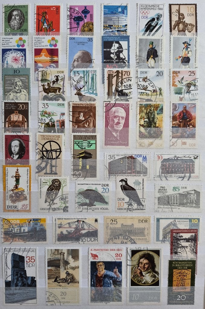 POSTZEGELS DDR GESTEMPELD, Verzenden, DDR, Gestempeld