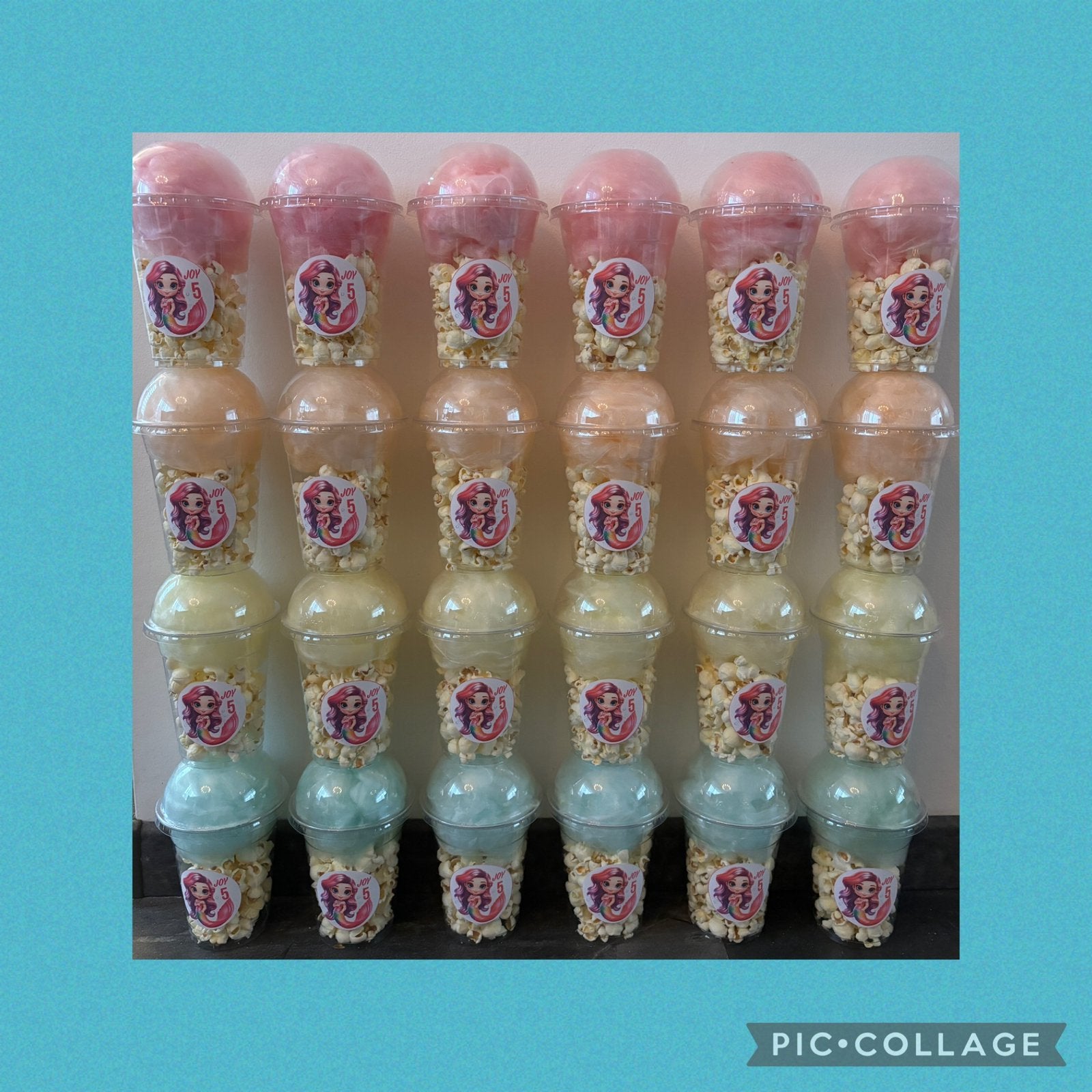 Traktaties uitdelen suikerspin popcorn, Ophalen of Verzenden, Nieuw