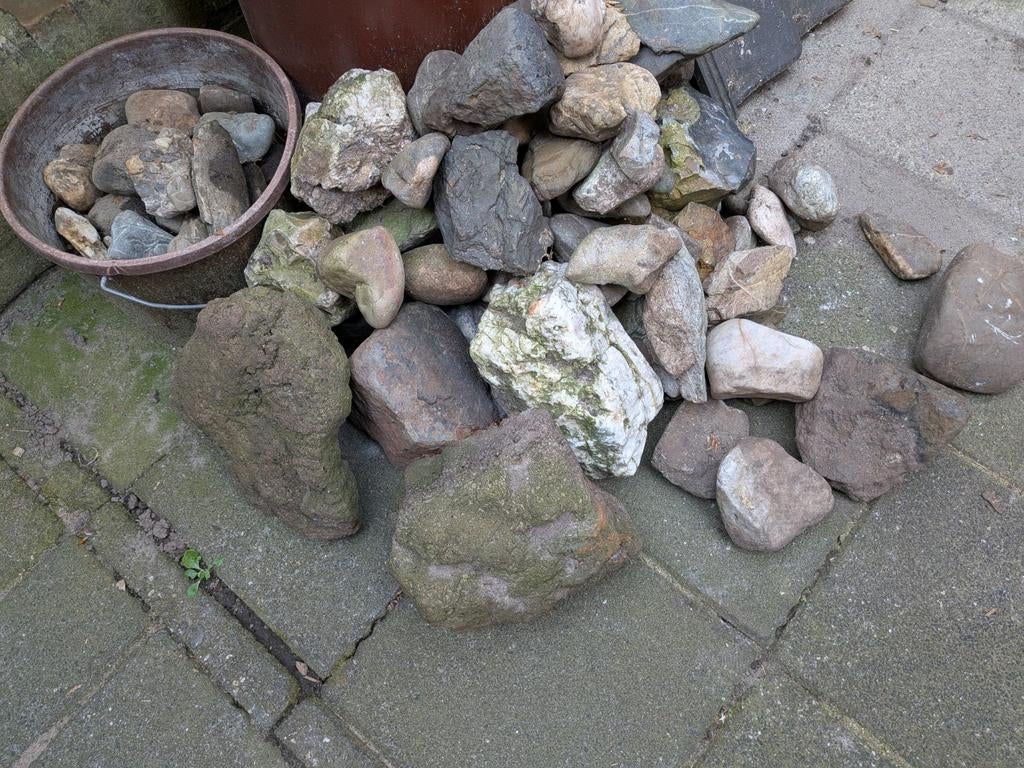 Maas keien en Kiesel voor vijver - gratis af te halen, Tuin en Terras, Ophalen