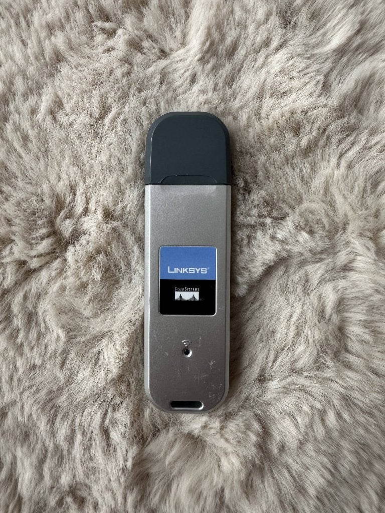 Compact Wireless-G USB Adapter - Linksys WUSB54GC, Computers en Software, Verzenden, Zo goed als nieuw, Router met modem, Linksys