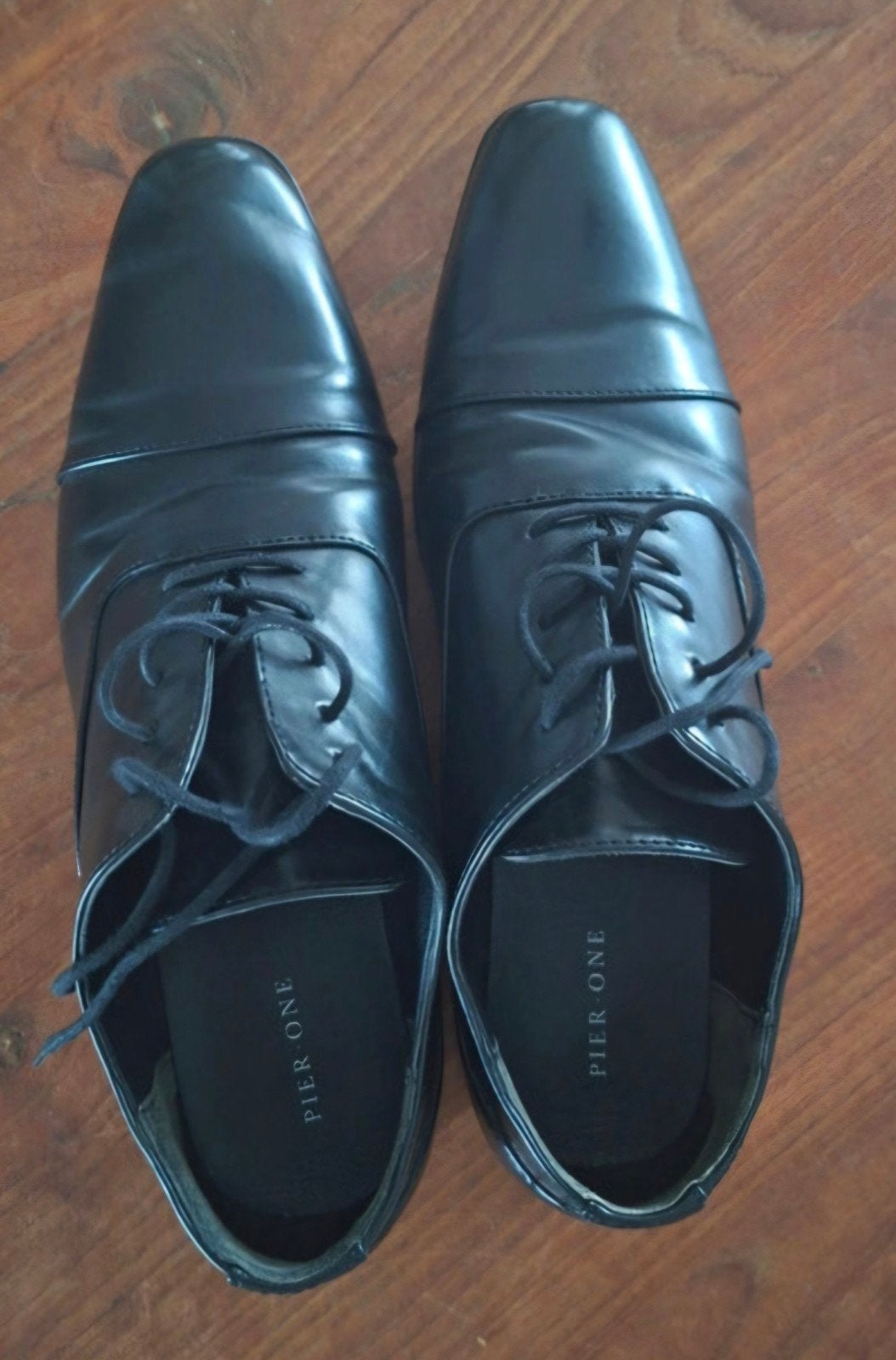 Nette zwarte veterschoenen van Pier One, maat 43, Ophalen, Zwart, Pier One, Zo goed als nieuw